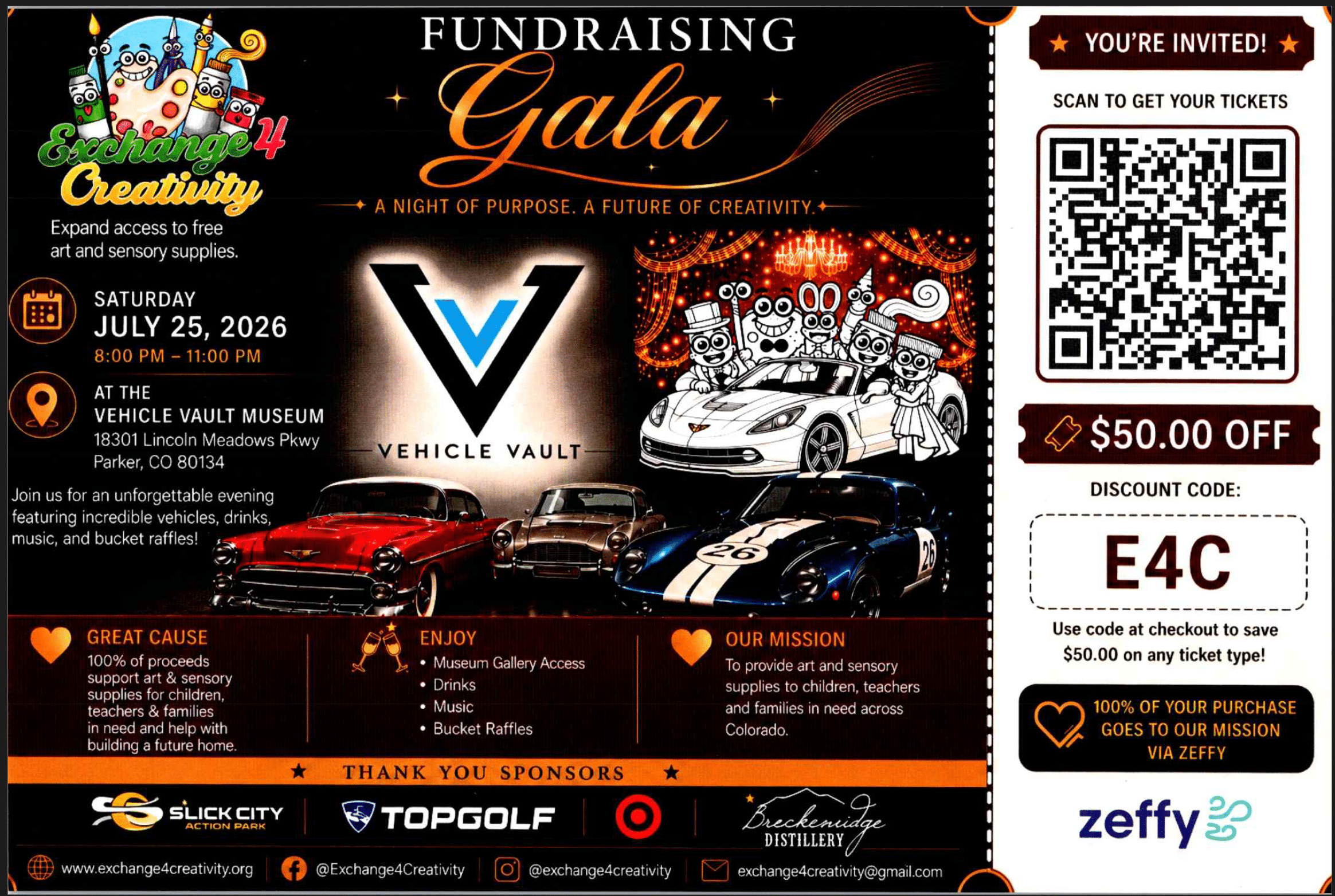 E4C & Vault Gala Flyer